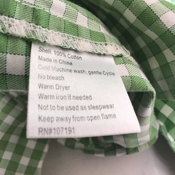 CZ by Carolina Zapf Gingham Button Front Shirt - Picture 3 of 4